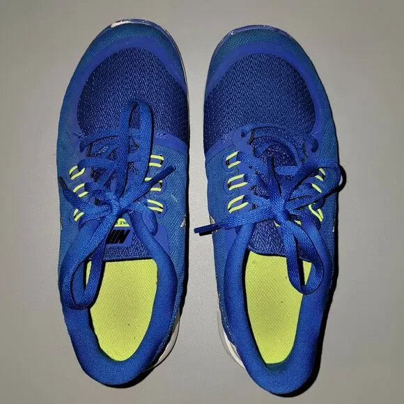Nike Free 5.0 Youth Size 4Y Women's Sz 5.5 Blue/Black Running Shoes(725104-400) - Picture 9 of 11